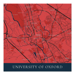 PÓSTER MAPA BRITÁNICO DEL ESQUEMA DE LA UNIVERSIDAD DE