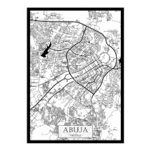 Mapa de Abuja Nigeria