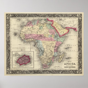 Póster Mapa De África