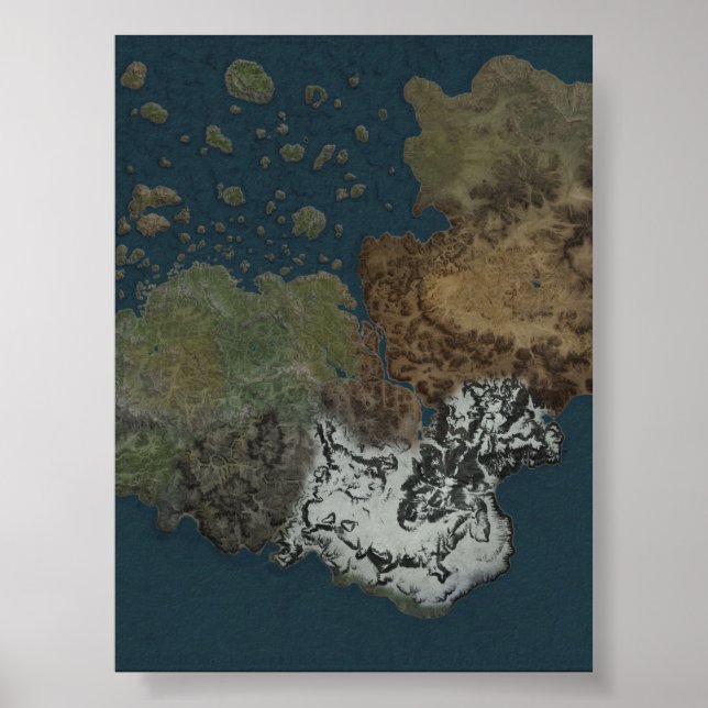 Póster Mapa de BDO (Frente)