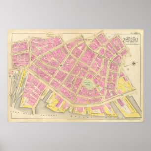 Póster Mapa de Boston 12