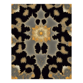 Póster Mapa de Cavernas de Mandlebrot