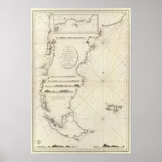 Póster Mapa de Chile