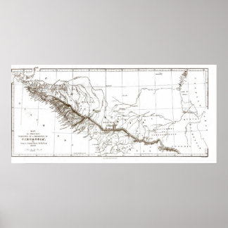 Póster mapa de CIRCASSIA1840