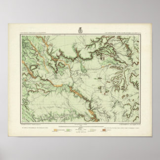 Póster Mapa de Clasificación de Tierras de Nuevo México