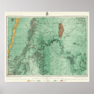 Póster Mapa de Clasificación de Tierras de Nuevo México