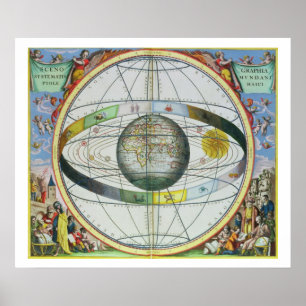 Póster Mapa de constelaciones cristianas, de 'The Celesti