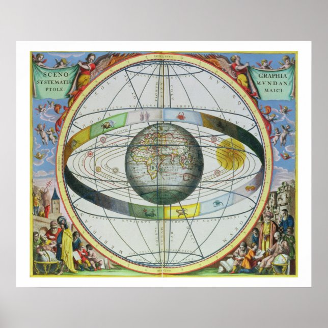 Póster Mapa de constelaciones cristianas, de 'The Celesti (Frente)