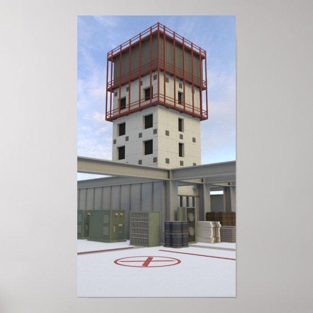 Póster Mapa de CSGO con bajo contenido de póliza vértigo (Frente)