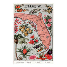 Mapa de época de Florida (1917)