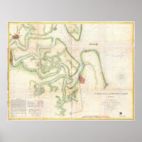 Mapa de época del río St Marys - FL/GA (1857)