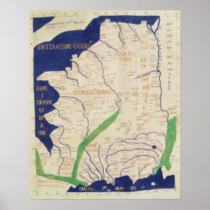 Póster Mapa de Francia, de 'Geographia