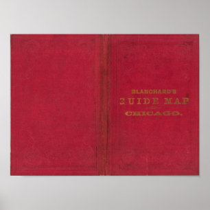 Póster Mapa de guía de Blanchard en Chicago 2