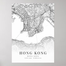 Mapa de Hong Kong