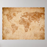 Mapa de ilustraciones del mapa del mundo antiguo,