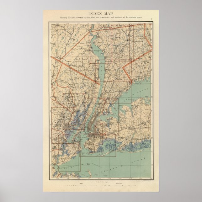 Póster Mapa de índice (Frente)