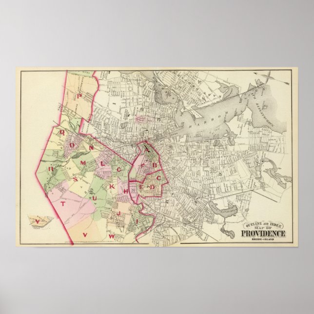 Póster Mapa de índices (Frente)