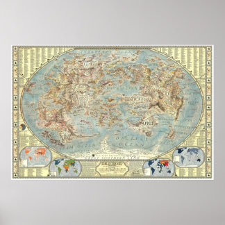 Póster Mapa de internet 2.0.