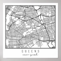 Mapa de la calle Queens New York