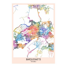Mapa de la ciudad de Barquisimeto Venezuela