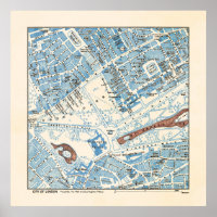 Mapa de la ciudad de Londres - Piccadilly, Palacio