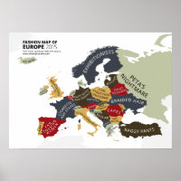Mapa de la Moda de Europa