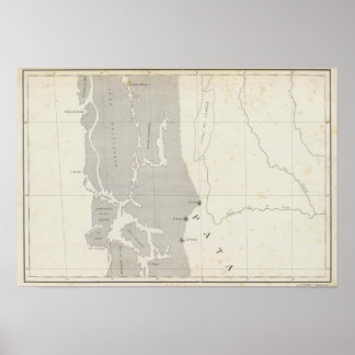 Póster Mapa de la República de Chile 12