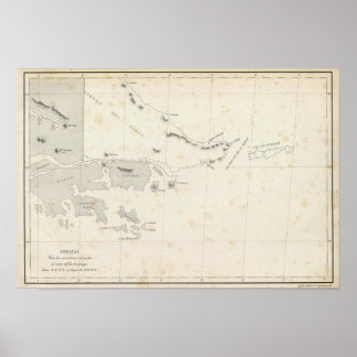Póster Mapa de la República de Chile 15