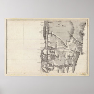 Póster Mapa de la República de Chile 2