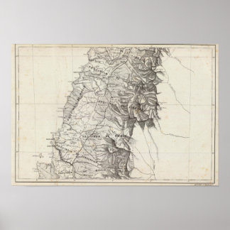 Póster Mapa de la República de Chile 6