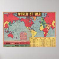 Mapa de la Segunda Guerra Mundial