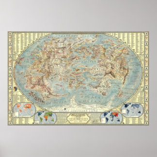 Póster Mapa de la versión 2.0 de Internet.