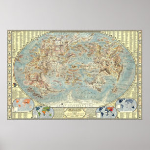Póster Mapa de la versión 2.0. del Internet