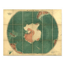 Mapa de las Antigüedades de las Regiones Antártica