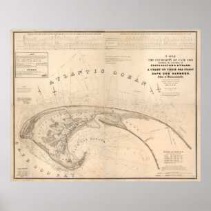 Póster Mapa de las MAMÁES de la provincia de Vintage y de