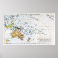 Mapa de las razas de Oceanía y Australasia