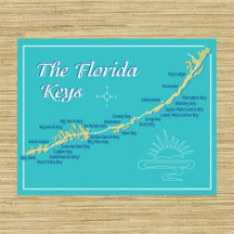 Mapa de las teclas de Florida