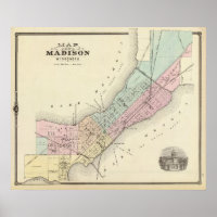 Mapa de Madison, Wisconsin