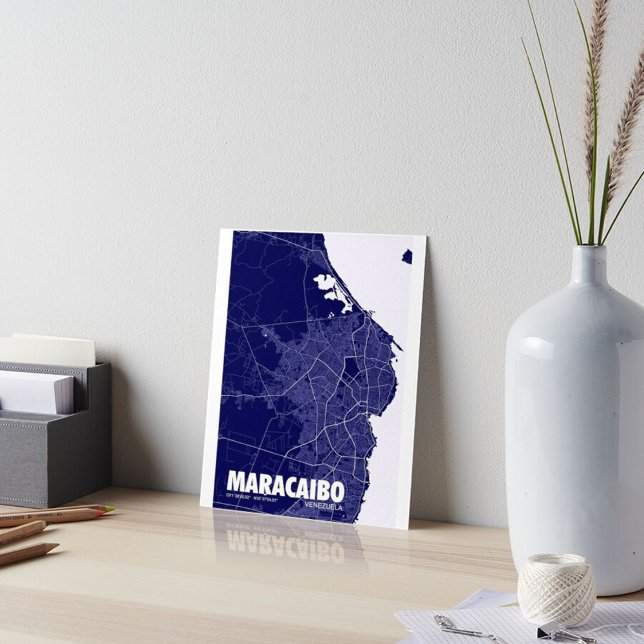 Póster Mapa de Maracaibo - Venezuela Travel City Map (Subido por el creador)