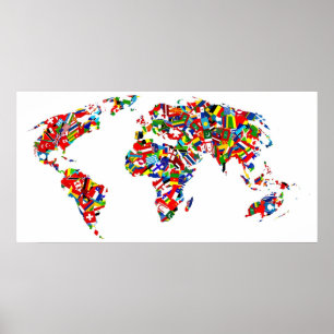 Póster Mapa de marca