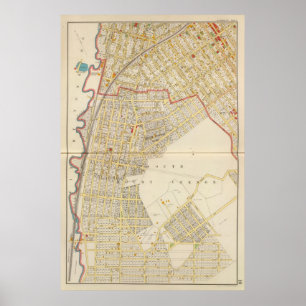 Póster Mapa de Mt Vernon Atlas