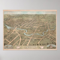 Mapa de NY de Jamestown (1871)