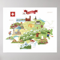Mapa de Personalizados de Suiza