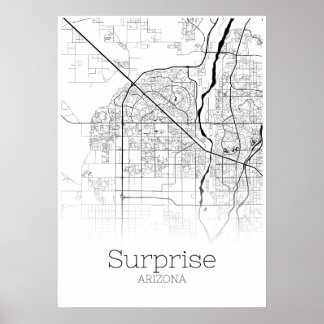 Póster Mapa de sorpresas - Arizona - Poster del Mapa de l