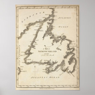 Póster Mapa de Terranova
