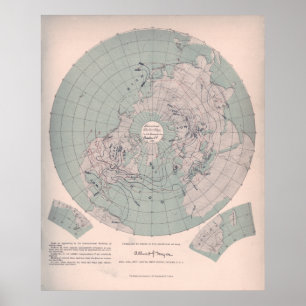 Póster Mapa de tiempo histórico