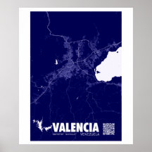 Mapa de Valencia - Venezuela Travel City Map