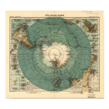 Mapa del Atlas Antiguo Antártico de 1912
