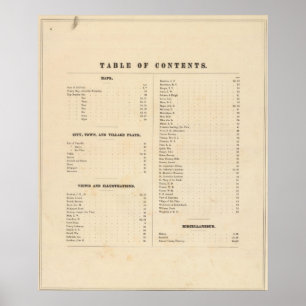 Póster Mapa del atlas del condado de Solano