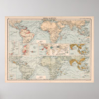 Mapa del cacao y las especias del mundo antiguo (1